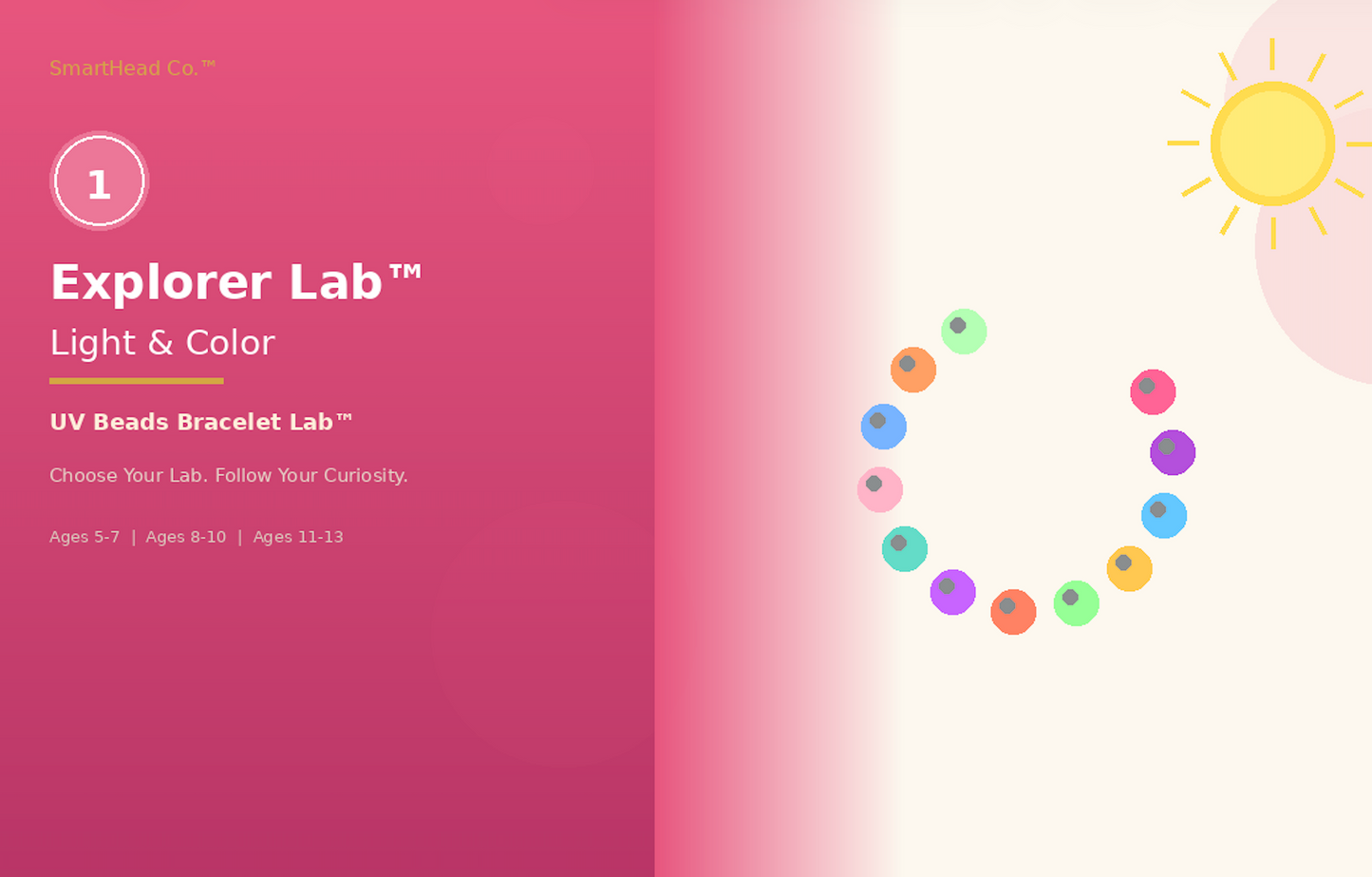 Explorer Lab™ — Light & Color (UV Beads Bracelet Lab) (STEM.DELUX)
