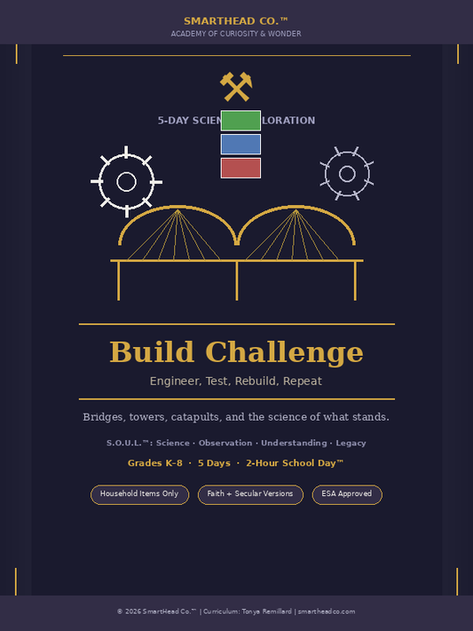 Build Challenge Week™ | SmartHead 5-Day Science Exploration (Ages 5–13)