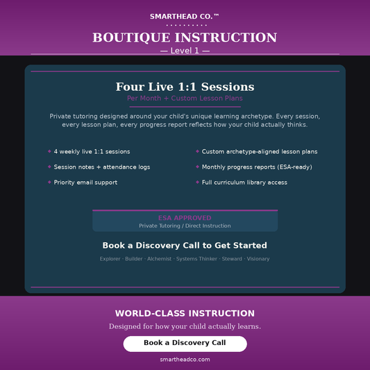 Boutique Instruction (Level 1) — 4 Sessions/Month