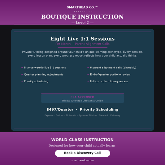 Boutique Instruction (Level 2) — 8 Sessions/Month